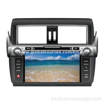 9-inch, In-dash 2-Din DVD/GPS Player for Toyota Prado, TV/Bluetooth/iPod/Rear Camera/Steering Wheel